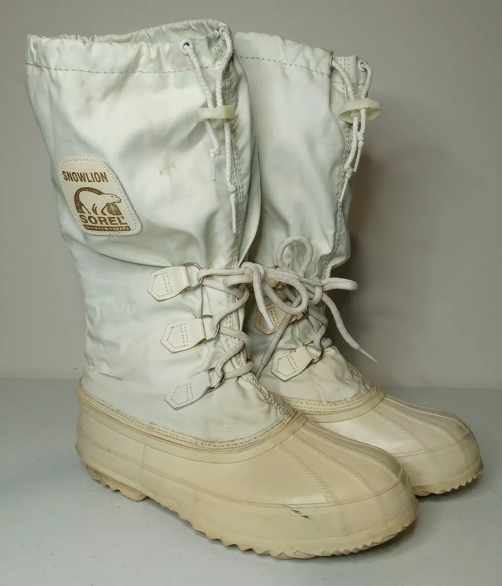 White sorel boots deals