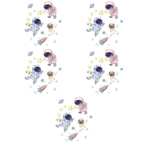 5 Sets Astronaut Wall Sticker Kitchen Vinyl Stickers Room Decor eBay