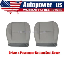 For 2009-2014 Cadillac Escalade Driver & Passenger Perforated Bottom Seat Cover