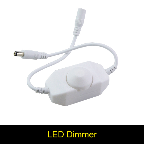 Youmile 2 stuks DC 12V-24V 6A PWM dimmer schakelaar controller voor LED-strips LED-lichtslang 3528 5050 5630