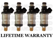  Genuine Set Of 4 Fuel Injectors for Honda Accord 2.2L 2.7L (Sq. connector)