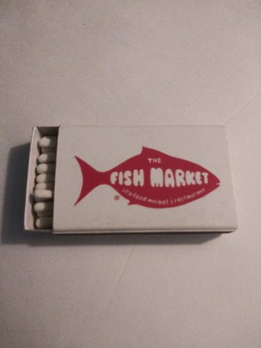 Vintage Wooden Matches From The Fish Market San Diego California