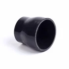 2" to 2 3/8" 51MM TO 60MM STRAIGHT REDUCER COUPLER SILICONE HOSE BLACK