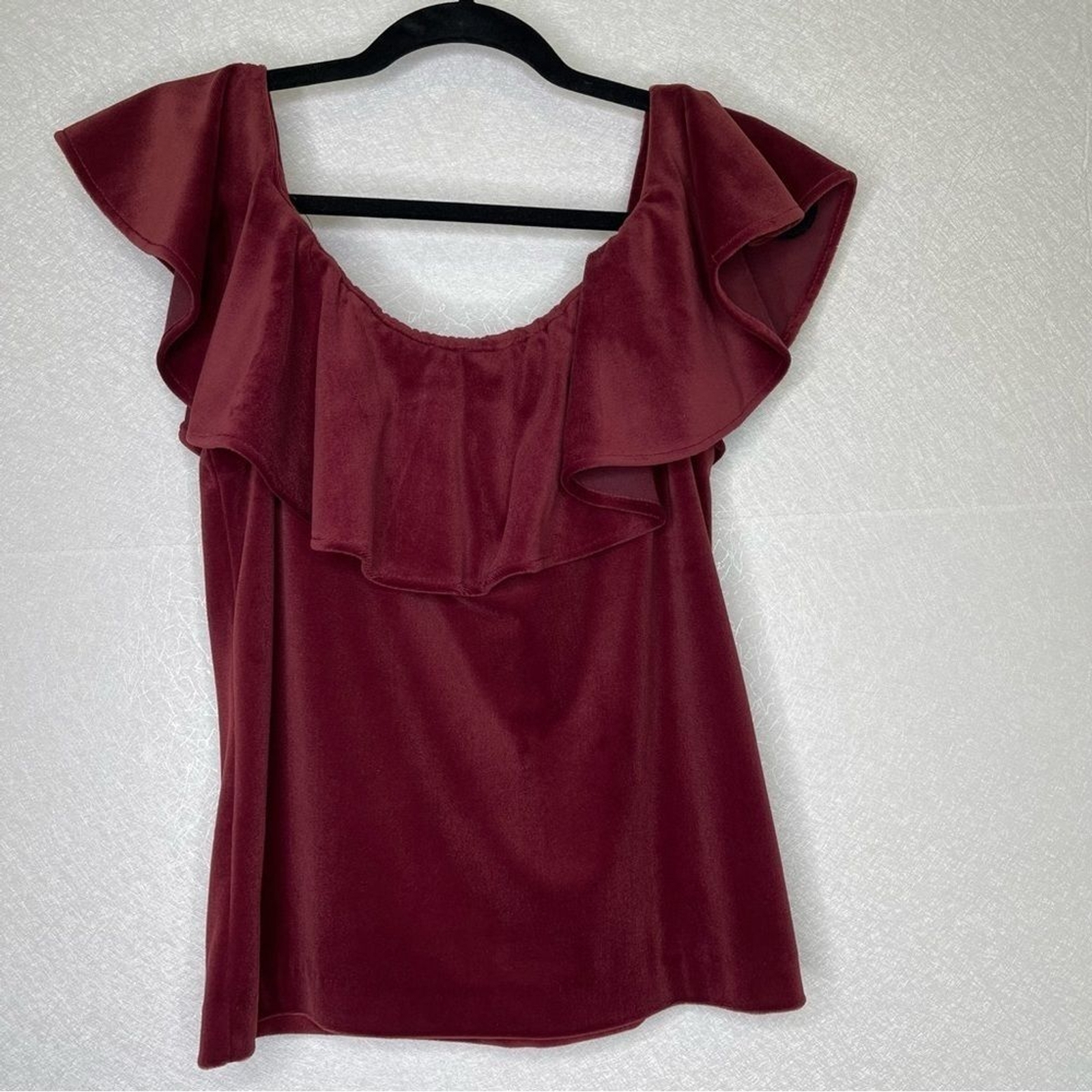 Top vintage in velluto sulle spalle Yves Saint Laurent