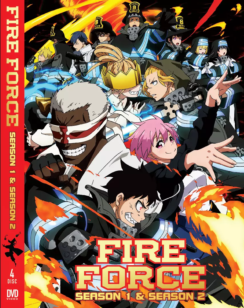 DVD FIRE FORCE Season 1 & 2 (Episode 1-48 End) English Dubbed