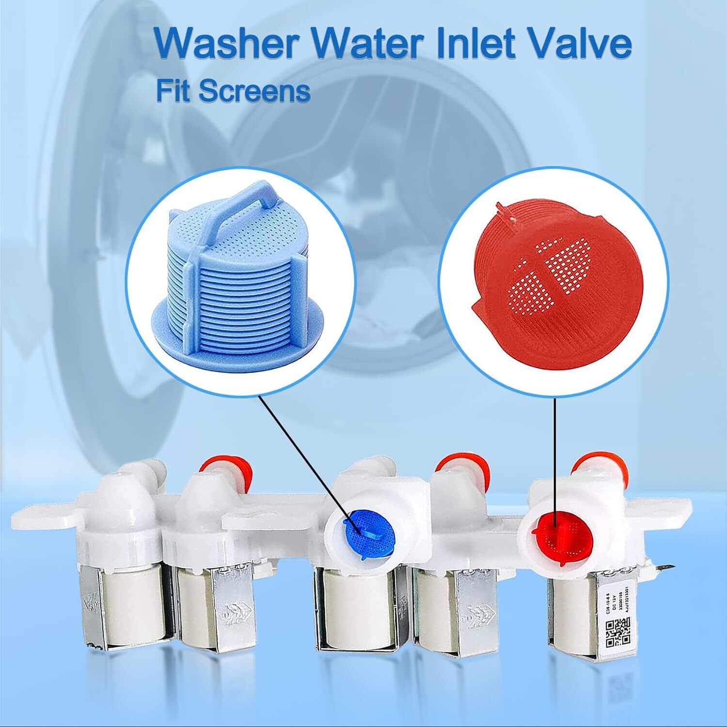 Washer Inlet Valve for LG WT4870CW WT5480CW WT7200CV/00 WT4970CW