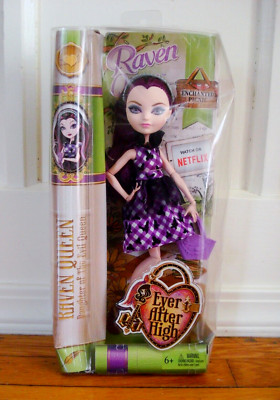 NEW Ever After High RAVEN QUEEN Doll Enchanted Picnic Netflix Series New In Box