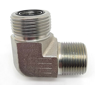 AF 4405-10-08 - 5/8 Male O-ring Face X 1/2 Male Pipe 90 Elbow