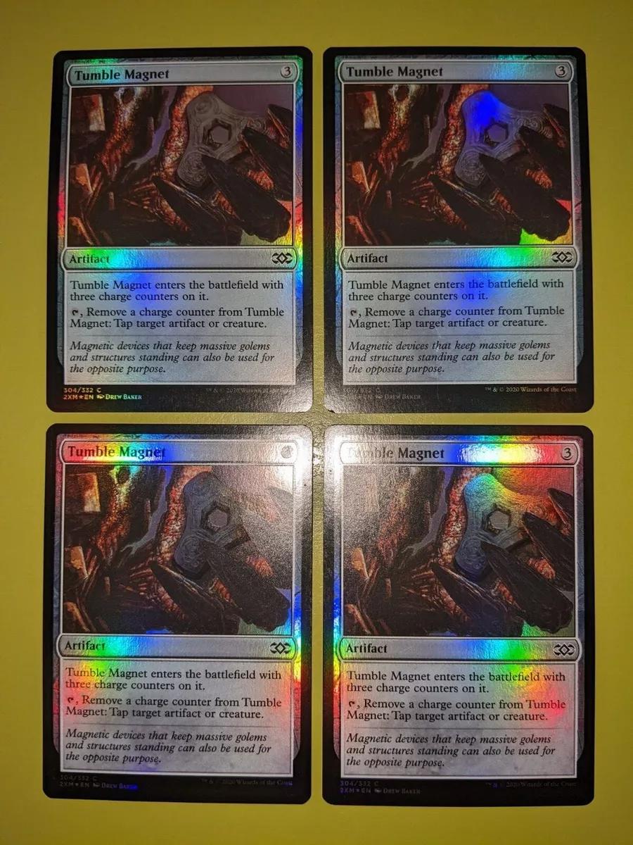 Leopard officiel eksil FOIL Tumble Magnet x4 Double Masters 4x Playset Magic the Gathering MTG |  eBay