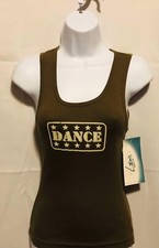 Leo's Dancewear Boys Girls Size Medium Dance Tank Top Shirt New With Tags