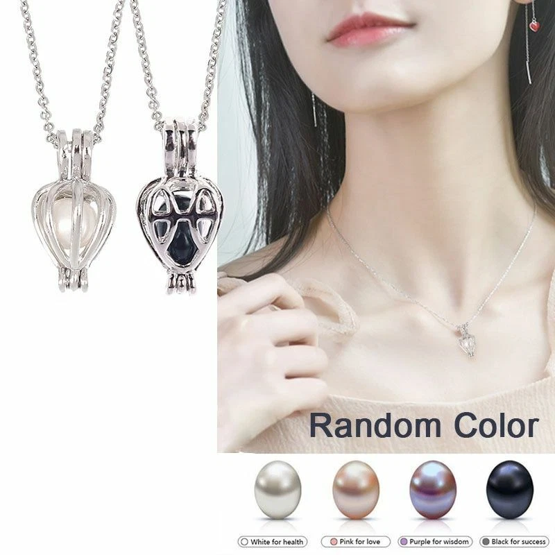 Wish Pearl Pendant Necklace Girls Statement Necklaces Charm Choker Women Jewelry