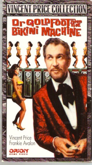 Dr. Goldfoot and the Bikini Machine ( VHS 1965 ) Vincent Price