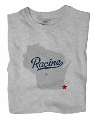 #ad Racine Wisconsin WI Wis Wisc T Shirt MAP $19.50