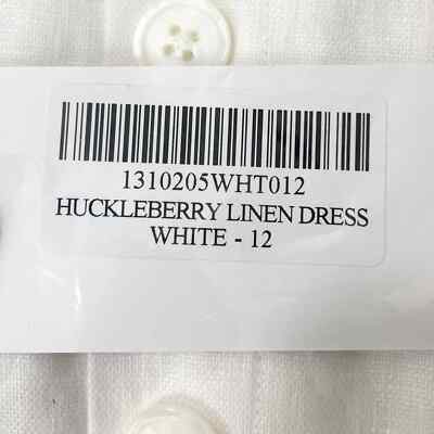 Reformation White Huckleberry Linen Mini Dress 12 NWT | eBay
