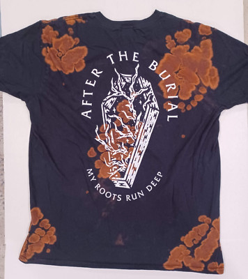 After The Burial My Roots Run Deep Double Sided XL T Shirt Metal Band Tee