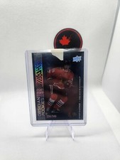 2021-22 UD Black Wyatt Kalynuk Obsidian Rookies OR-17 Chicago Blackhawks /349