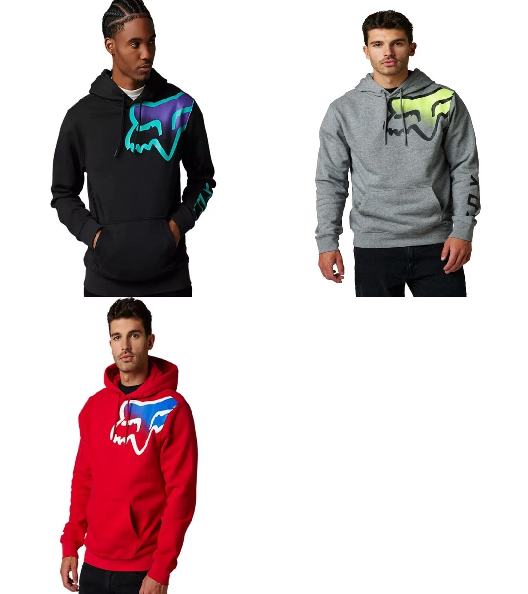 Fox Racing Toxsyk Pullover Hoodie Fleece Men's Motocross ATV Dirtbike