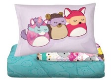 Squishmallows Kids 2pc Reversible Twin/Full Comforter Set-W24248997676