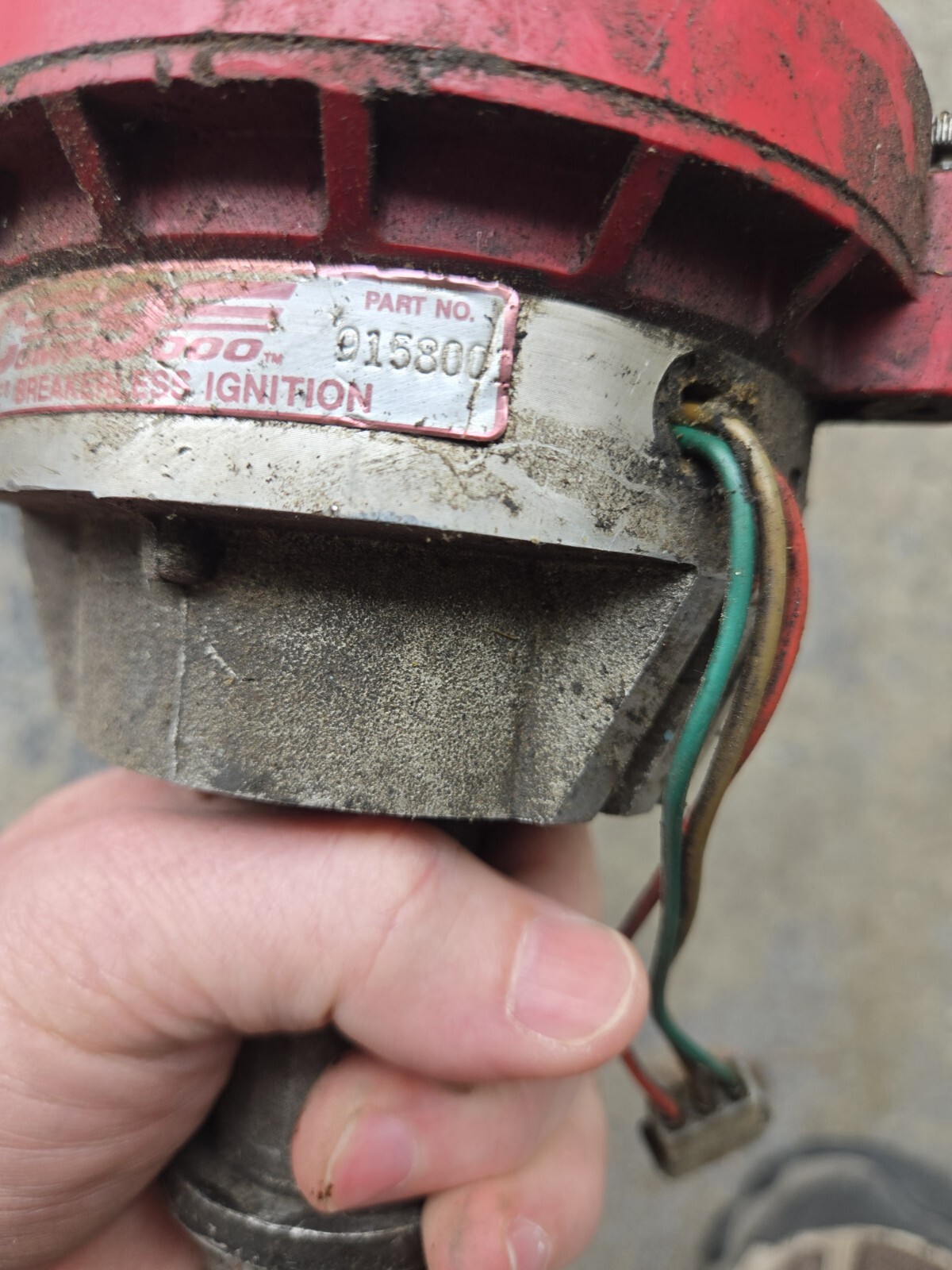 Used Mallory Comp 9000 Unilite Pontiac Distributor Model # 9158001 1963-81