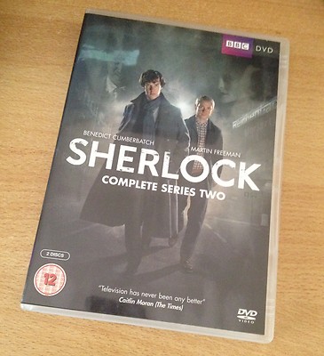 Cofanetto Sherlock Holmes Benedict Cumberbatch telefilm inglese Sherlock BBC dvd