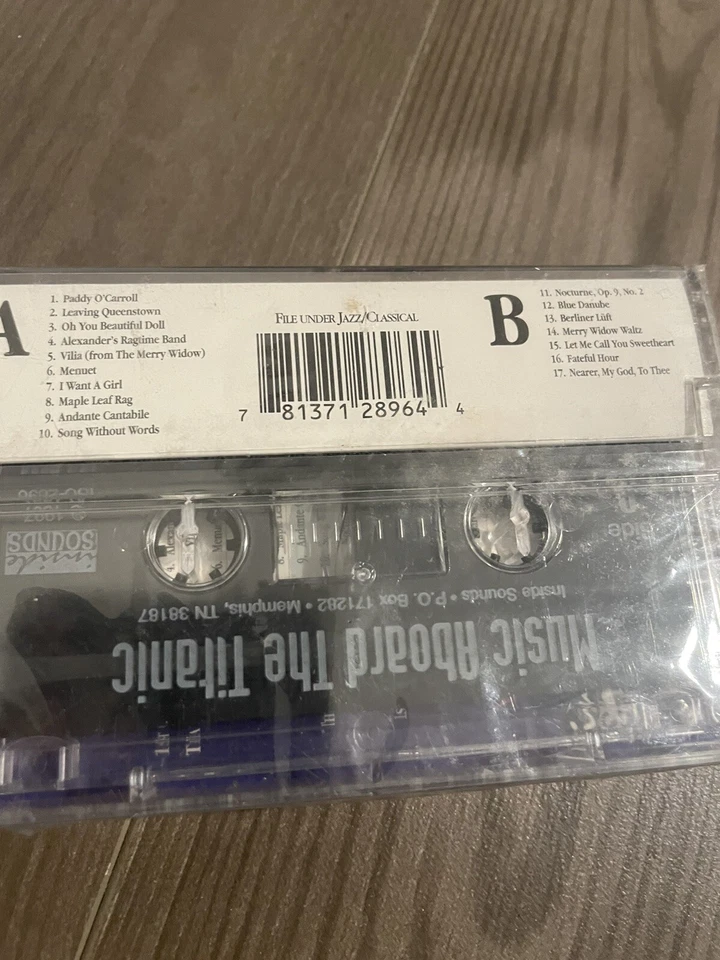 Vintage Cassette Tape Music Aboard The Titanic New Sealed - Image 3 of 4