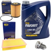 MotoröL Filter Set 15W50 5 Liter + ÖLablassschraube FüR VW Transporter Multivan