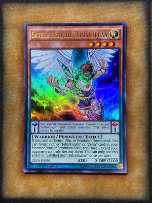 Yugioh Satellarknight Zefrathuban CROS-EN020 Ultra Rare 1st Ed NM | eBay