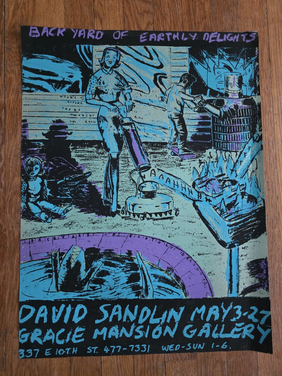 David Sandlin Silkscreened Poster 24