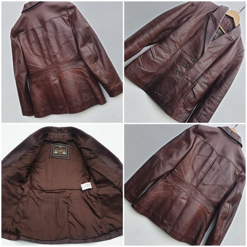 EL Leather Jacket Vintage Retro - Picture 10 of 12