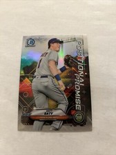 2021 Bowman Chrome Positional Promise Refractors #POSBB Brett Baty