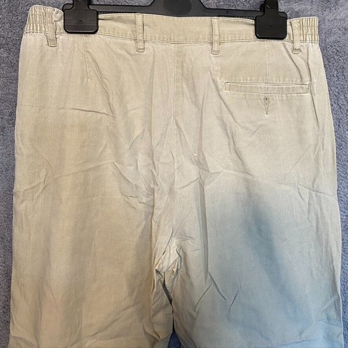 BHS Trousers men's 34W 29L beige Tapered casual pants 34x30 - Picture 3 of 10