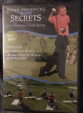 DVD Roger Fredericks Reveals Secrets to A Powerful Golf Swing 2005 New Golfing