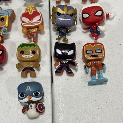 Lot 2022 Funko Marvel Advent Figures 21 Mini Pocket POPs Calendar