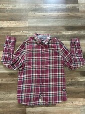 Buffalo David Bitton Long Sleeve Plaid Button Up Shirt Mens Sz L