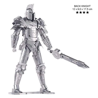 ZOYOKI BLACK KNIGHT 3D Laser Metall Puzzle extra Groß Bausatz Ritter Schwert