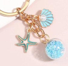 STARFISH CHARM KEYCHAIN FOR HER