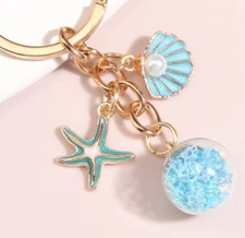 STARFISH CHARM KEYCHAIN FOR HER