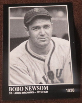 11321 1991 CONLON SPORTING NEWS 1ST PRINT NO MLB LOGO ON BACK BOBO NEWSOM #230