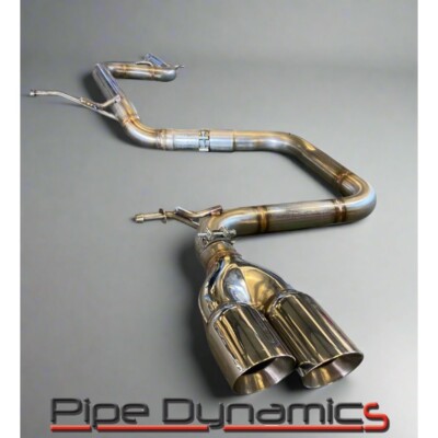 PIPE DYNAMICS SCIROCCO 1.4tsi 122BHP- STAINLESS CAT BACK EXHAUST -STRAIGHT PIPE