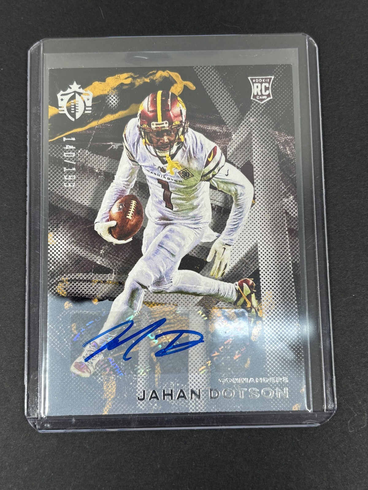 2022 Panini Chronicles Gridiron Kings Jahan Dotson Auto /199 Rookie RC NFL