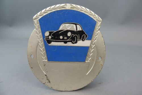 alte Emaille Auto Plakette - Porsche - vintage car badge - Bild 1 von 2