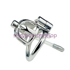 2024 Male Stainless Steel Chastity Lock Sissy Abstinence Device Anti-Cheating