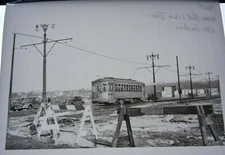 BEST 1938 M&QT Trolley Kew Gardens Queens New York City NYC Film Photo Negative