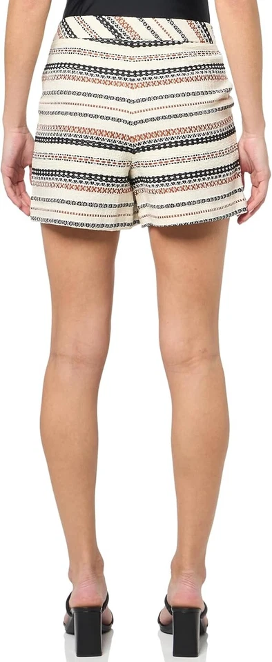 NUEVO CON ETIQUETAS - Pantalones Cortos Trina Turk 'Valera' Texturizados 'Tropicana Tweed' a Rayas, Multi - 6 Foto 3 de 4