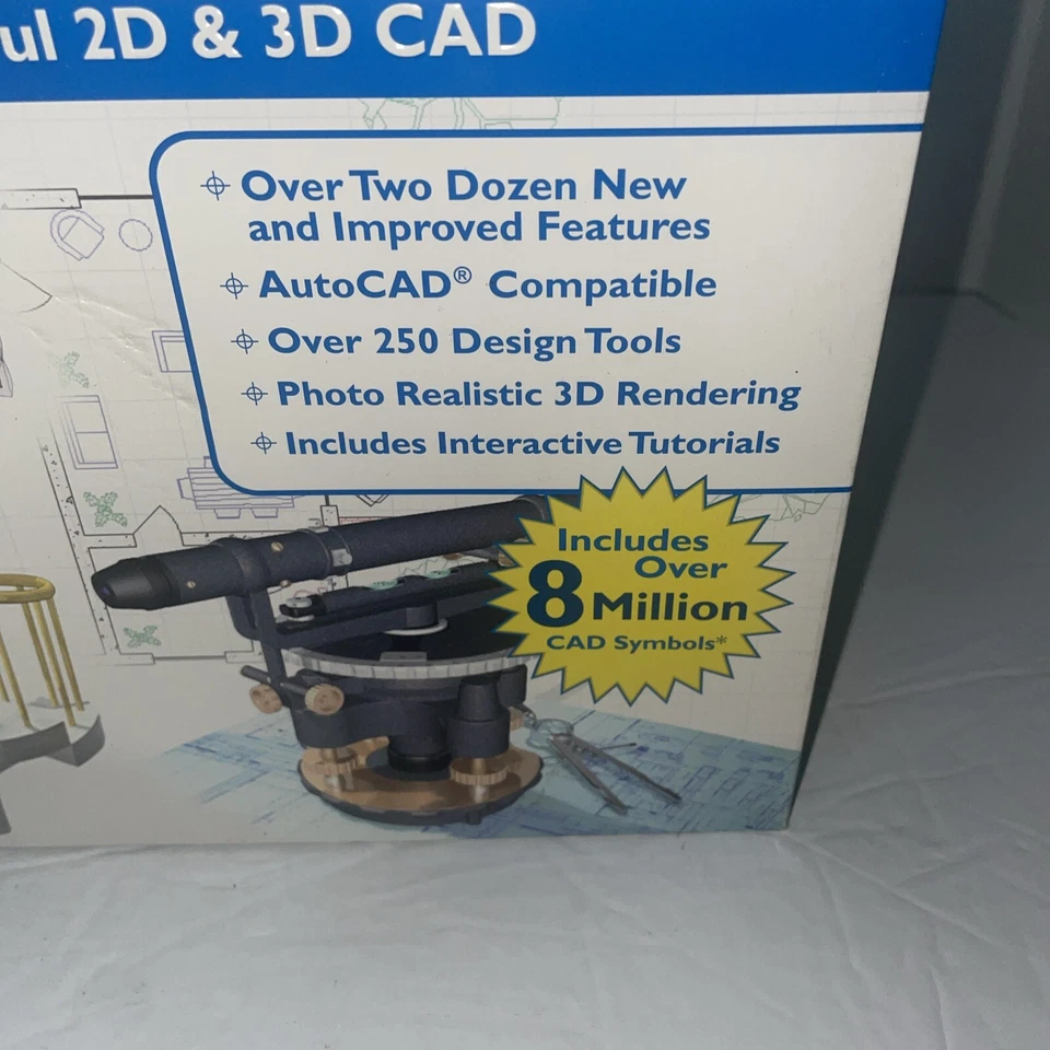 Turbo CAD Deluxe Version 11 windows 2000x Powerfull 2D&3D CAD - Image 2 of 4