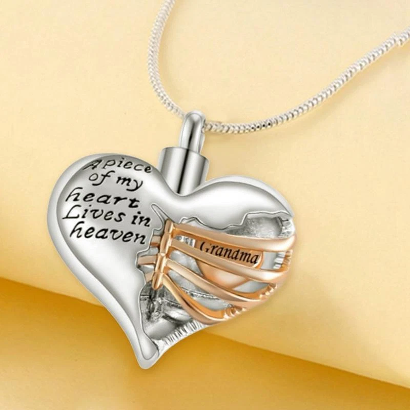 Memorial sale heart necklace