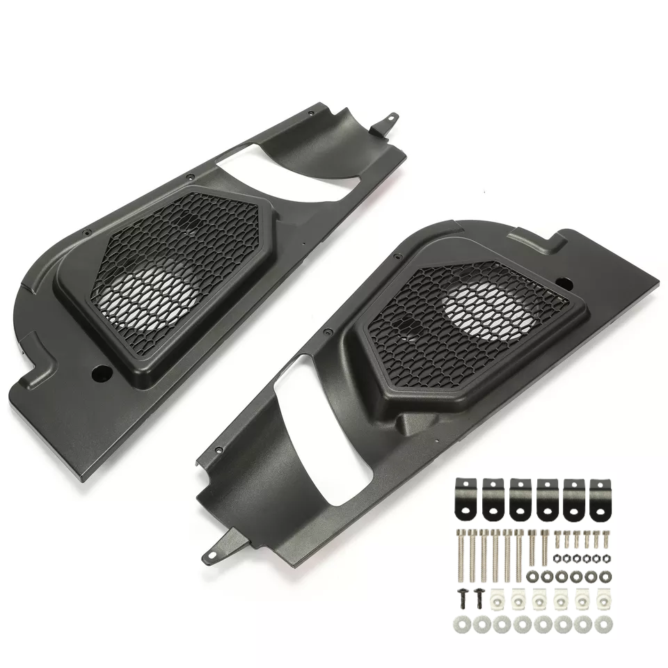 Pair Front Door Speaker Pod Panel Mounts Cover For Can Am Maverick X3/MAX 17-23