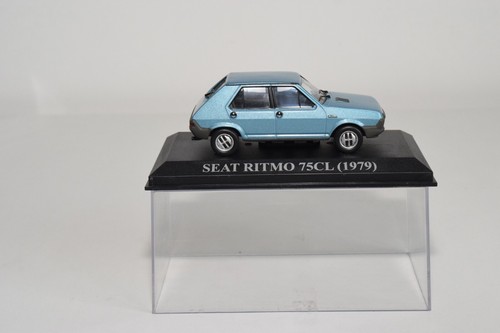 B8 1:43 ALTAYA ATLAS IXO FIAT SEAT RITMO 75 CL 75CL 1979 BLUE MIB - Afbeelding 7 van 14