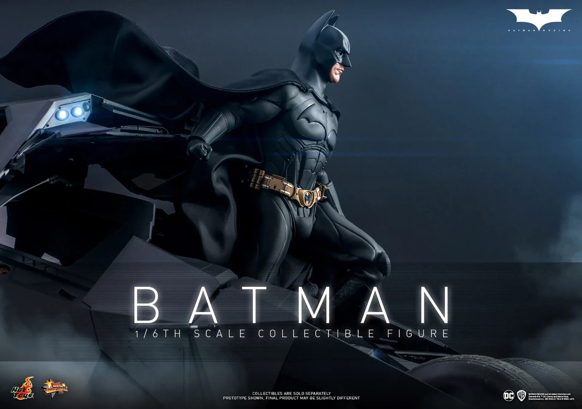 1/6 Scale DC Batman Begins: Batman Figure Hot Toys MMS595