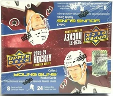 2020-21 Upper Deck Extended Series Hockey Retail Box sealed (24 packs)